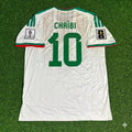 Fares Chaibi Algeria 2026 World Cup White Football Jersey – Back View