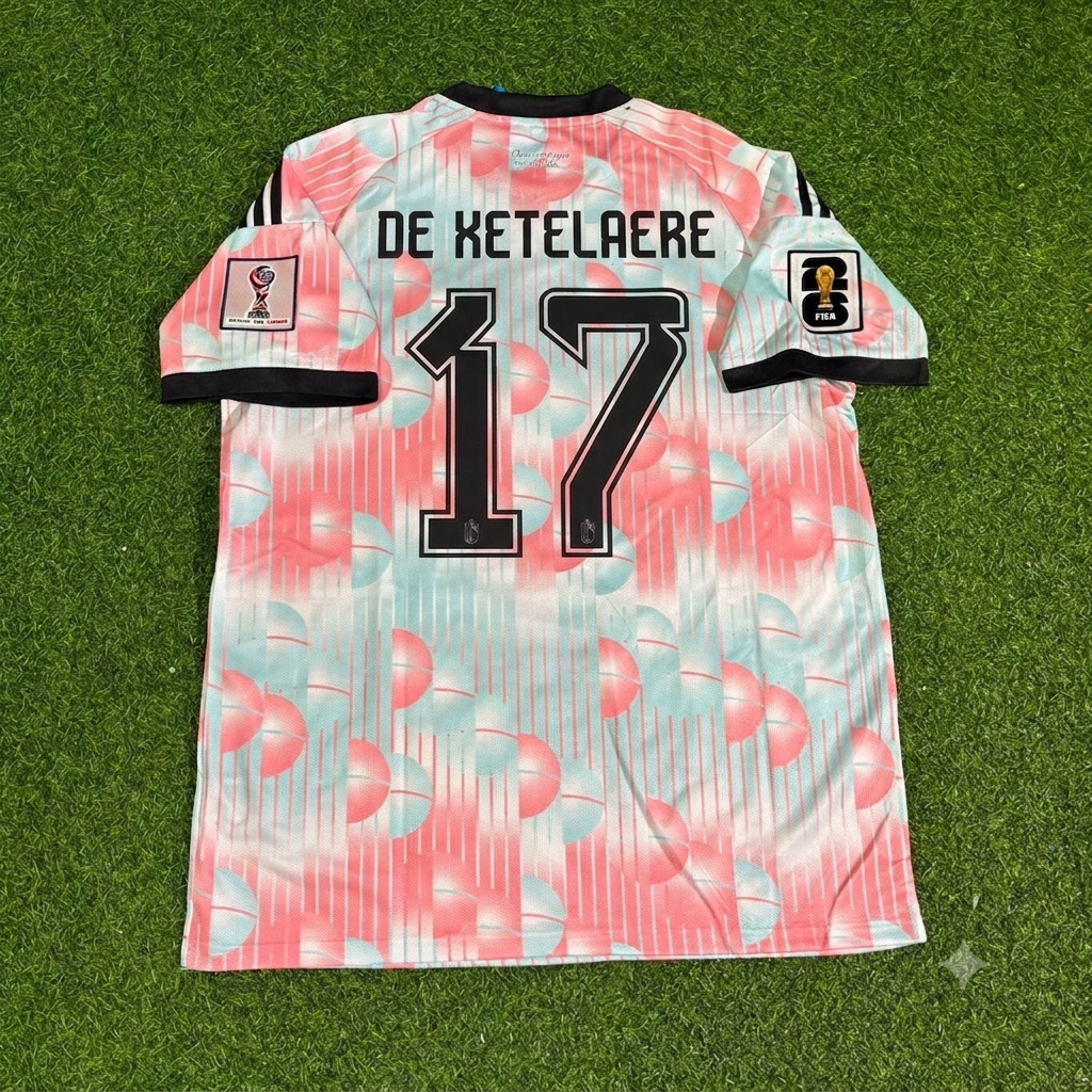 Charles De Ketelaere Belgique Belgien Belgie 2026 World Cup Jersey – Back View