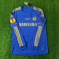 Chelsea 2013 Europe League Final Amsterdam Blue Retro Football Jersey – Back View