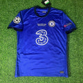 Chelsea 2021 Champions League Final Porto Blue Retro Kit Jersey – Back View