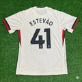 2026 Estêvão Chelsea White Football Jersey – Back View