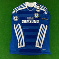 Chelsea Champhions League 2012 Munich Final Retro Long Sleeve Jersey – Back View