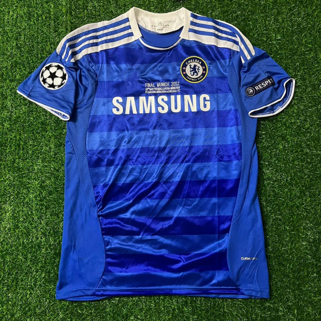Chelsea Champions League Munich Final Munich 2012 Retro Jersey – Back View