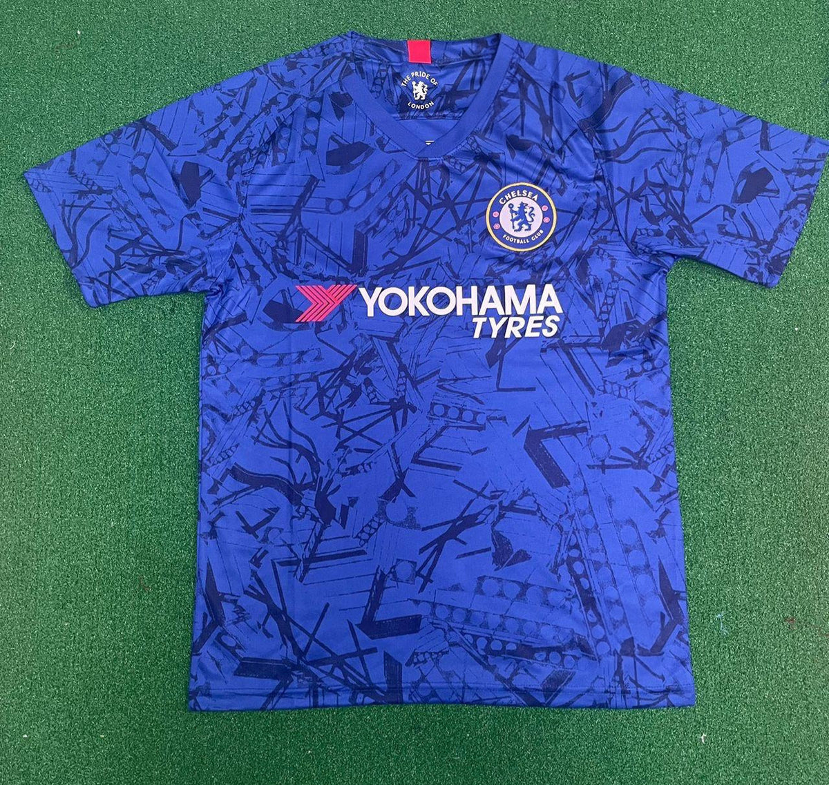 Chelsea FC 2019 2020 Blue Retro Kit Jersey – Back View