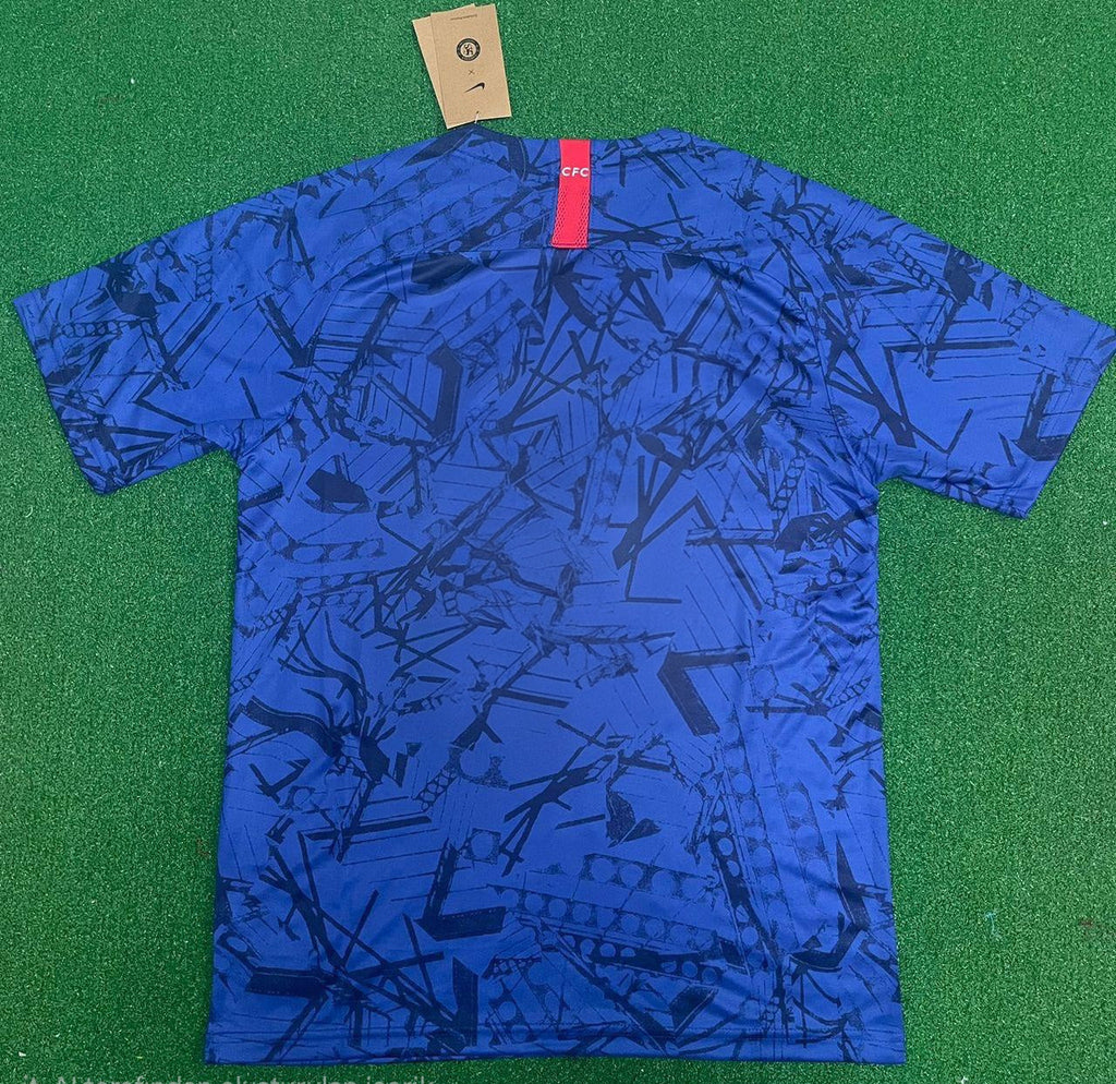 Chelsea FC 2019 2020 Blue Retro Kit Jersey – Front View