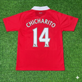 Manchester United 2010/2011 Retro Home Football Jersey – Chicharito – Back View