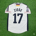 1998 Christian Ziege Deutschland World Cup Retro Fußballtrikot – Back View