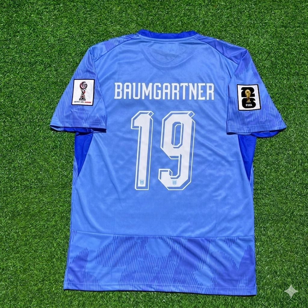 Austria 2026 World Cup Kit Jersey – Christoph Baumgartner 19- – Back View