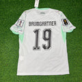 Christoph Baumgartner Austria White 2026 World Cup Football Jersey – Back View