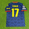 2027 Christos Tzolis Arsenal Away Football Jersey Soccer – Back View