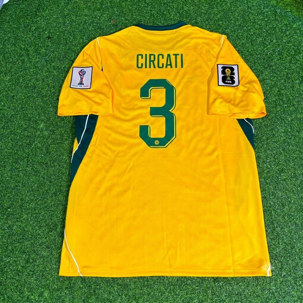 Alessandro Circati Australia 2026 World Cup Football Jersey – Back View