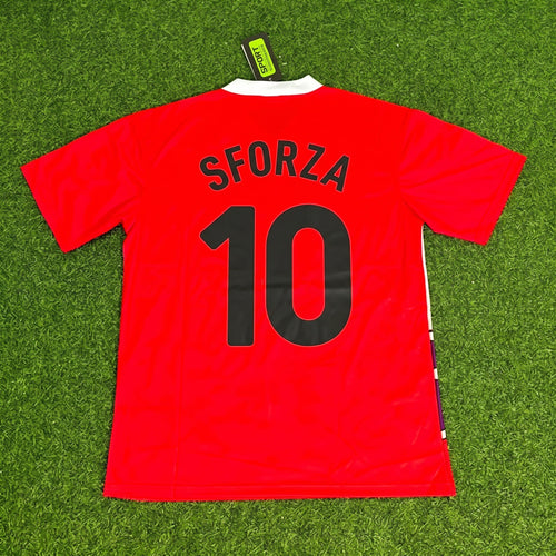 1. FC Kaiserslautern 1992 Saison Heim Retro – Ciriaco Sforza – Back View