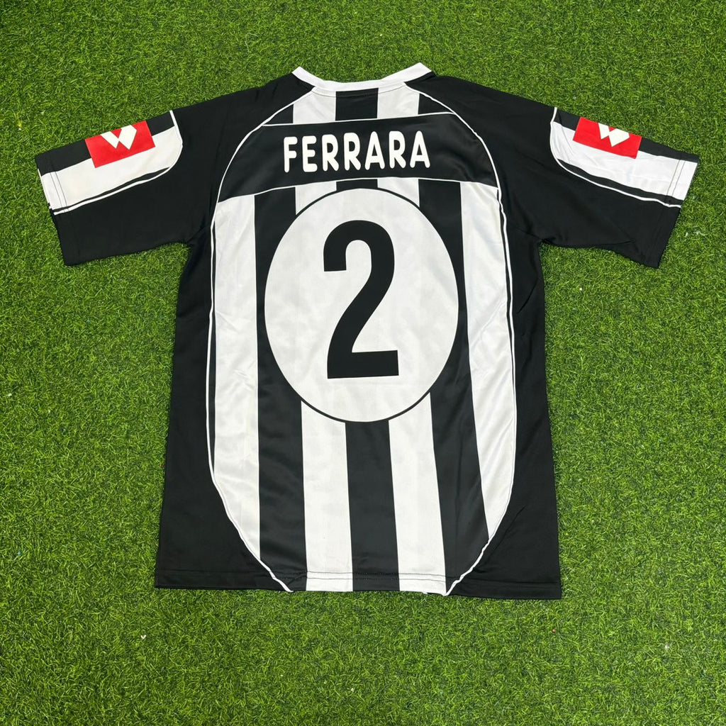 Juventus 2001 2002 Season Retro Jersey – Ciro Ferrara – Back View