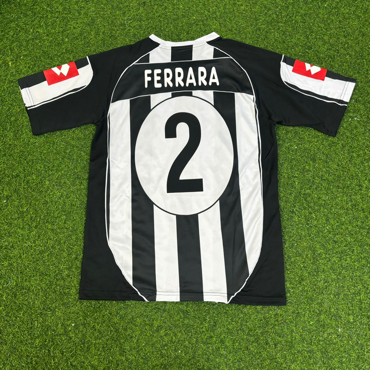 Juventus 2001 2002 Season Retro Jersey – Ciro Ferrara – Back View