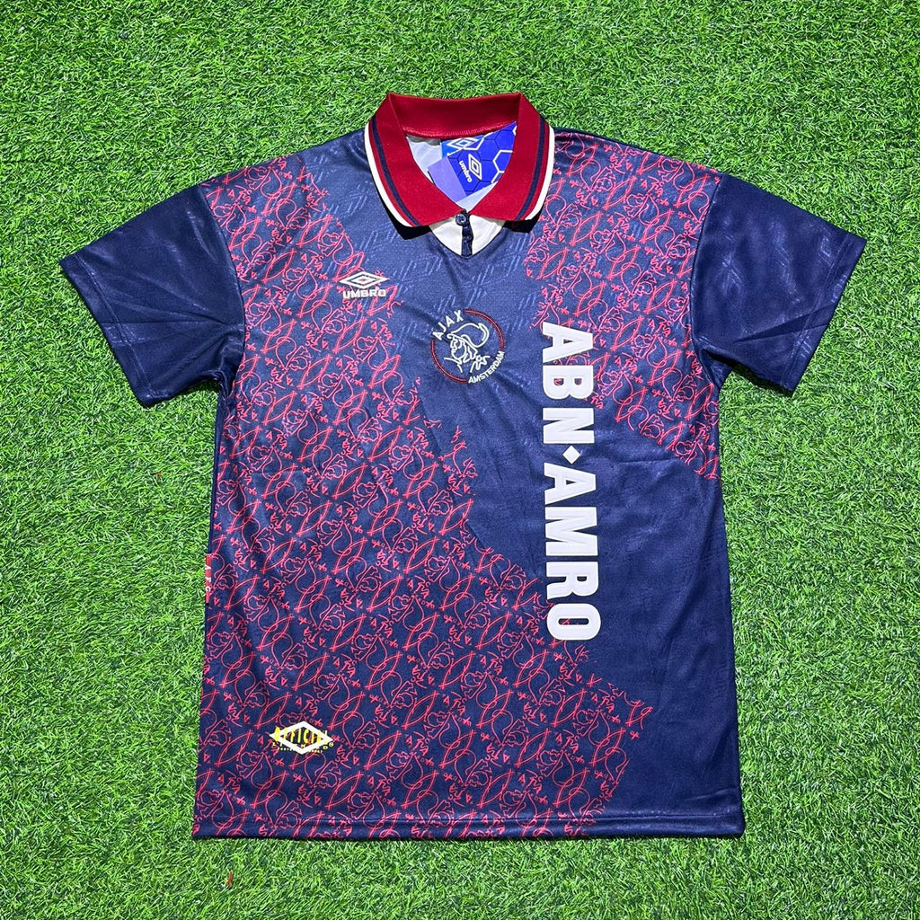 Ajax 1994 1995 Champions League Away Retro Jersey – Clarence Seedorf #6 – Front View