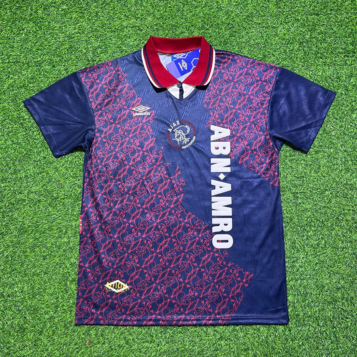Ajax 1994 1995 Champions League Away Retro Jersey – Clarence Seedorf #6 – Front View