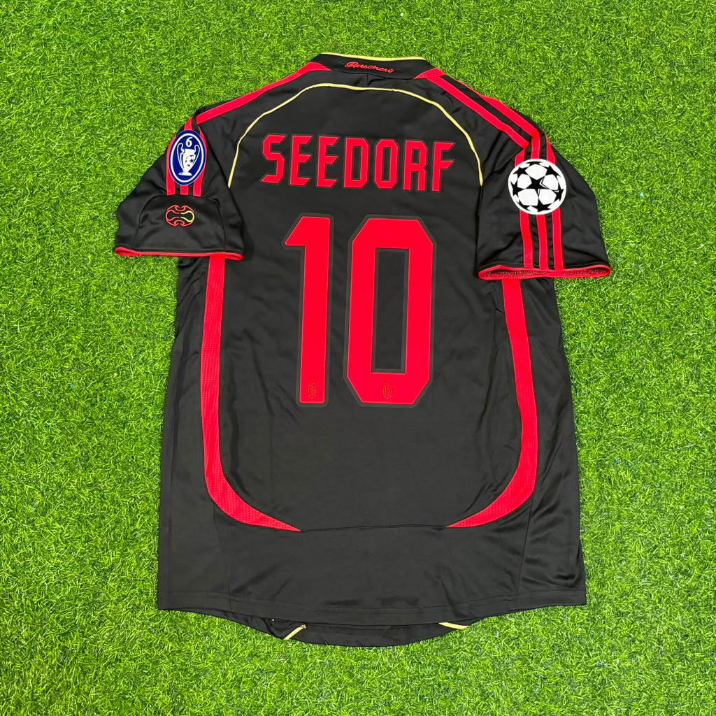 Clarence Seedorf 10 – AC Milan 2006–2007 Retro Kit Jersey – | | | – Back View