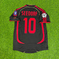 Clarence Seedorf 10 – AC Milan 2006–2007 Retro Kit Jersey – | | | – Back View