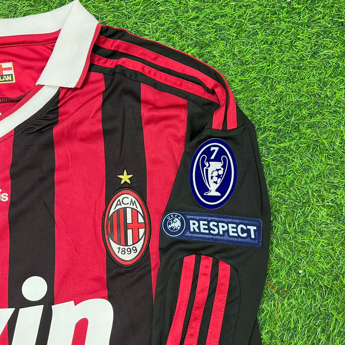 Milan 2009 2011 Retro Long Sleeve Jersey – Clarence Seedorf – 4