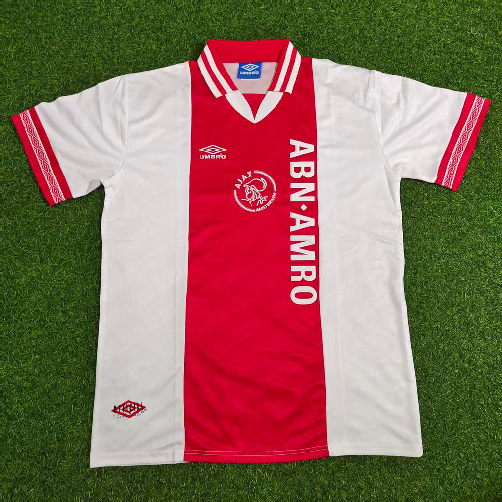 1994/95 Clarence Seedorf #6 Ajax Home Retro Football Jersey – Front View