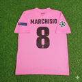 Juventus Pink 2012 2013 Season Retro Jersey – Claudio Marchisio – Back View