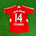 Claudio Pizarro Bayern Munich 2007–2009 Retro Football Jersey – Back View
