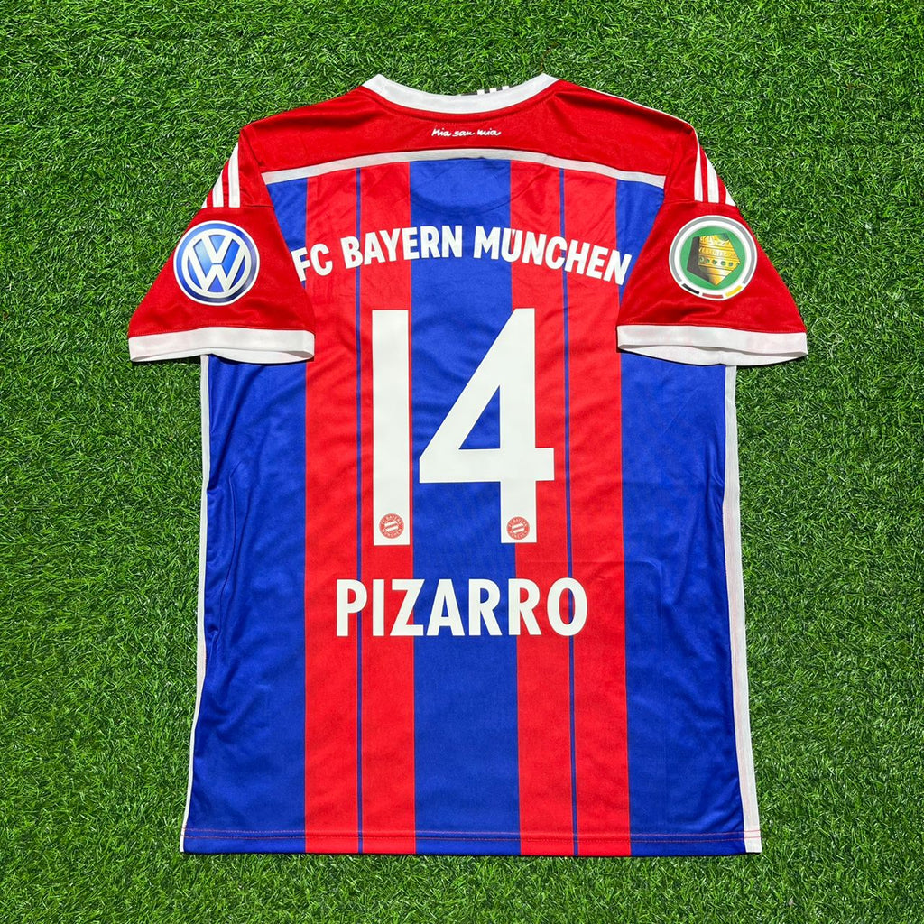 Bayern Munich 2014-2015 Kit Jersey – Claudio Pizarro 14- – Back View
