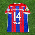 Bayern Munich 2014-2015 Kit Jersey – Claudio Pizarro 14- – Back View