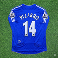 2006/08 Claudio Pizarro #14 Chelsea Long Sleeve EPL Patch Football Jersey – Back View