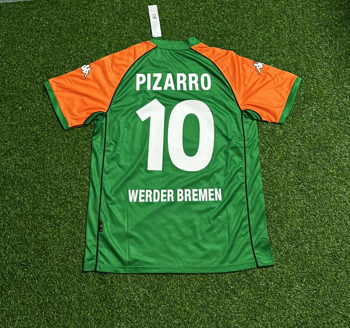 Claudio Pizarro Werder Bremen Retro Heimtrikot Retro Kit – Back View