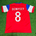 Clint Dempsey USA 2014 Season Away Retro Jersey – Back View