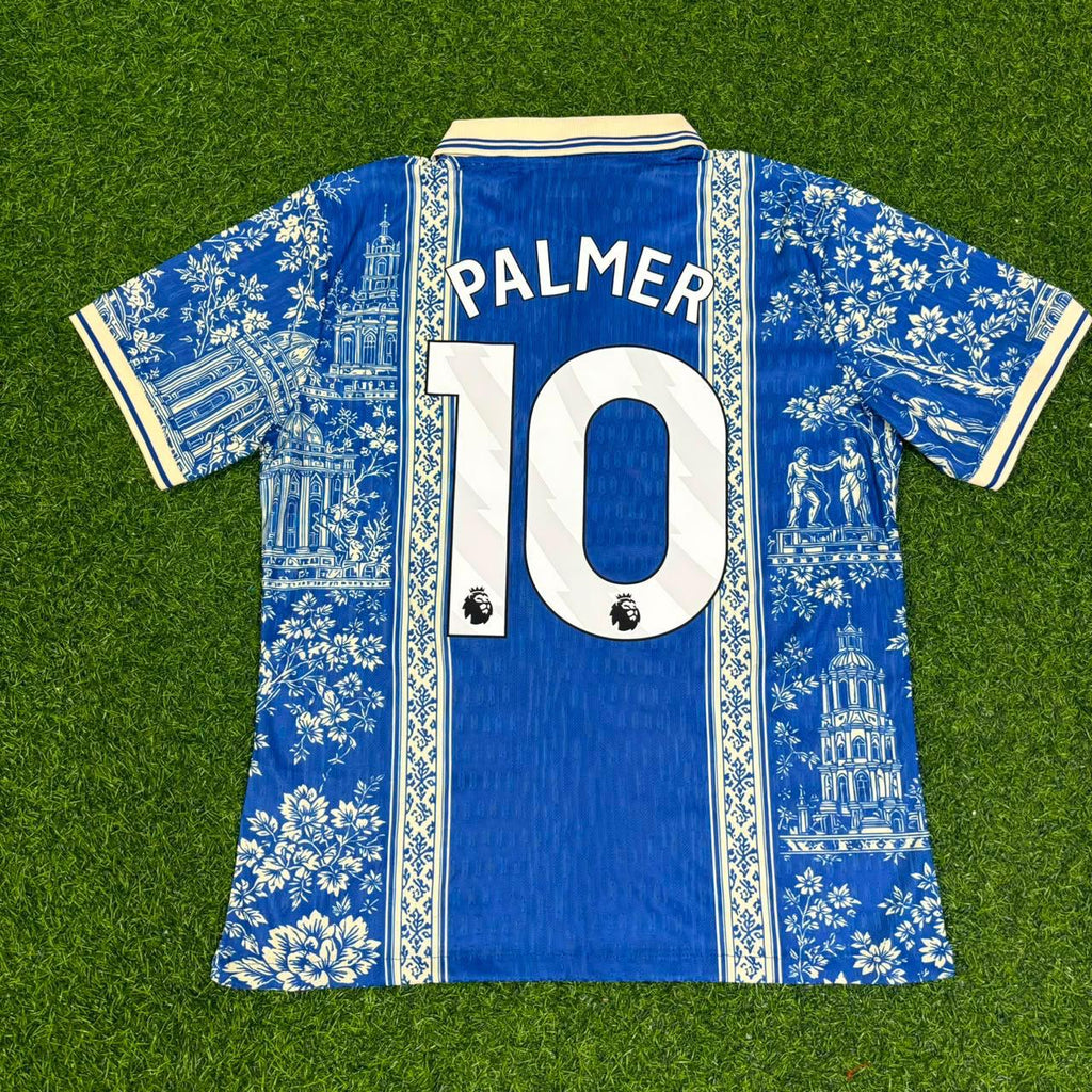 Cole Palmer Chelsea 2027 Blue-White Jersey – Back View