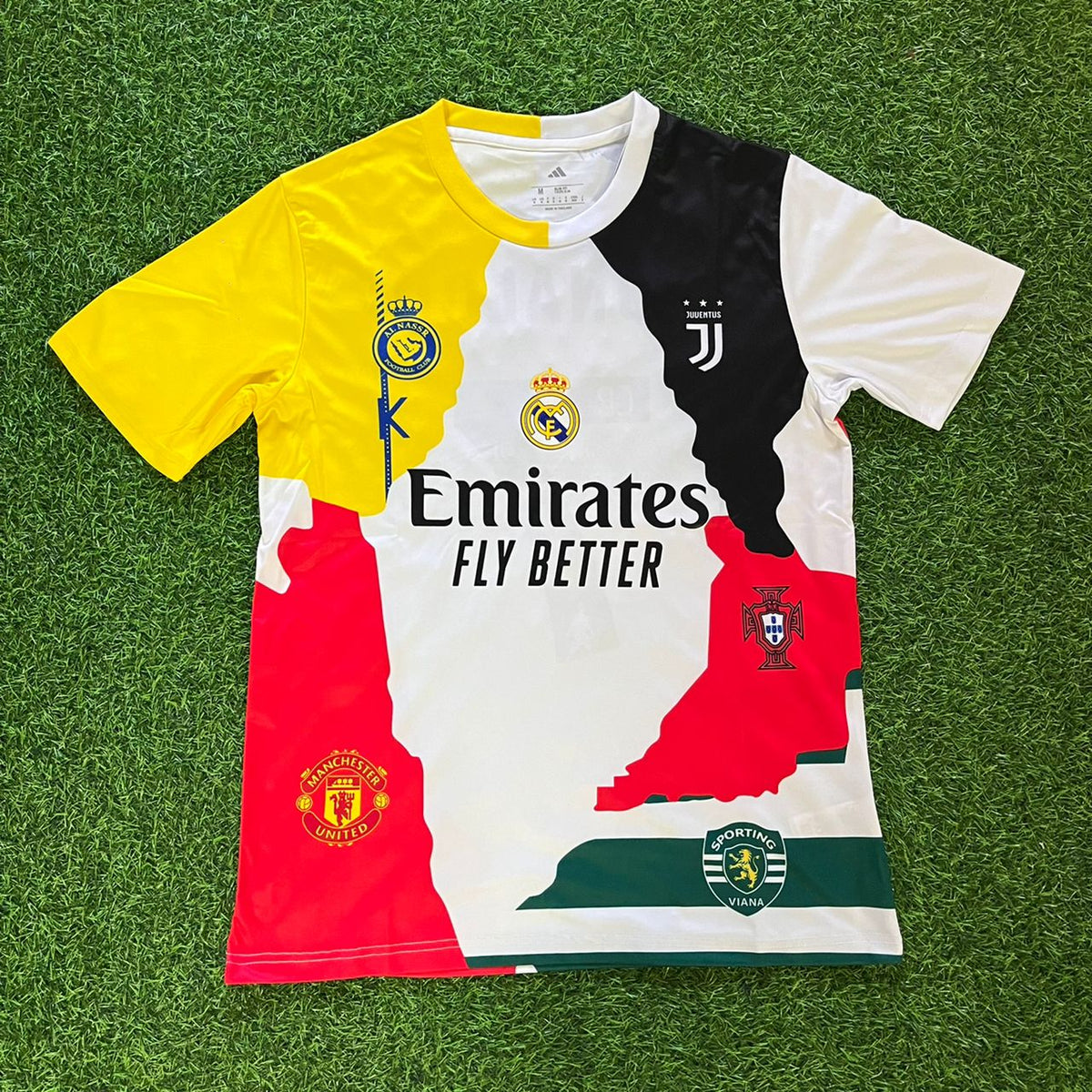 Cristiano Ronaldo #cr7 GOAT Combo All Teams Special Football Jersey – Front View