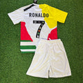 Cristiano Ronaldo #cr7 GOAT Combo All Teams Special Kids Jersey KinderTrikot Enfant – Back View