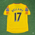Liverpool 2006/2007 Yellow Retro Football Jersey – Craig Bellamy – Back View