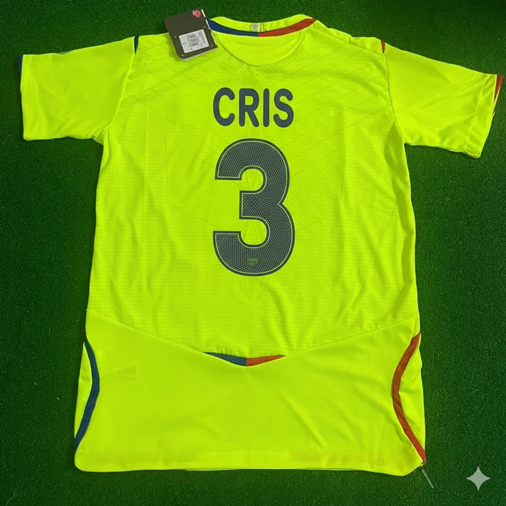 Lyon 2008–2009 Third Kit Jersey – | | – Cris 3 – Olympique – Back View