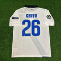 Cristian Chivu #26 Inter 2011/2012 White Away Jersey – Back View