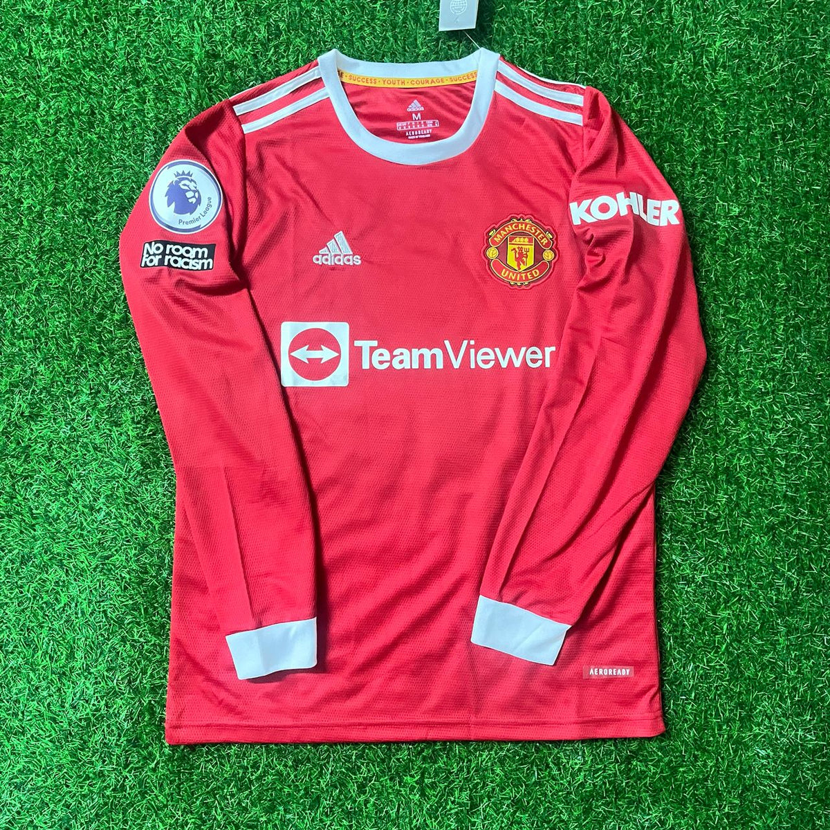 Cristiano Ronaldo Manchester United 2021 Retro Football Jersey – Front View