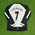 Manchester United Reversible Vintage Retro Football Jersey – Cristiano Ronaldo – Back View
