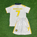 Cristiano Ronaldo Al Nassr White Football Jersey – Back View