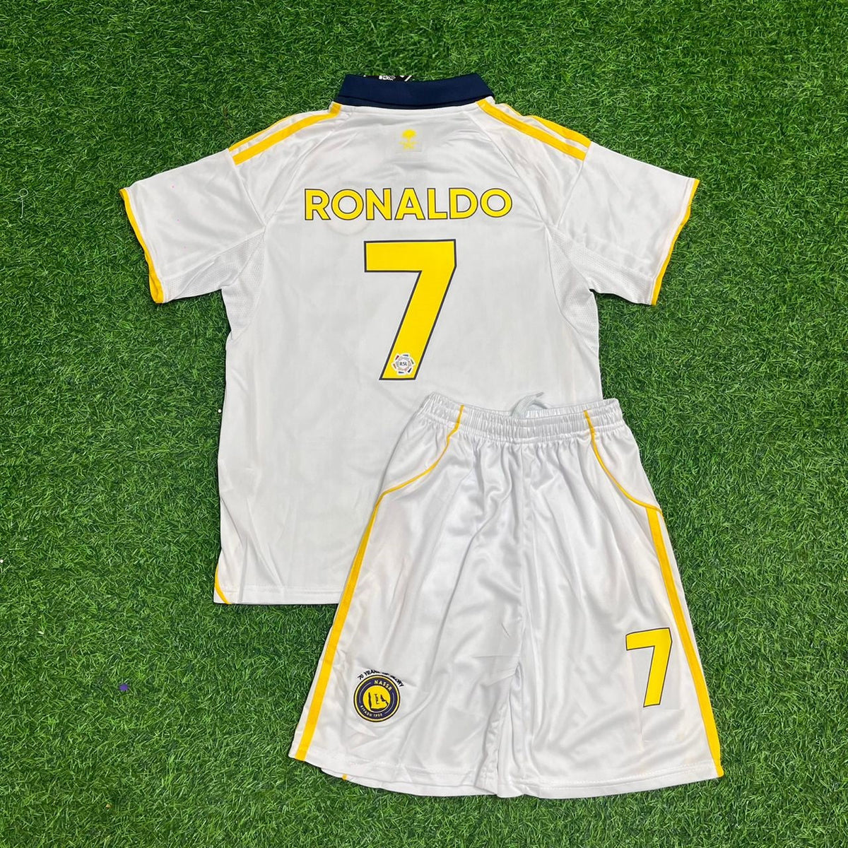 Cristiano Ronaldo Al Nassr White Football Jersey – Back View