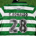 Sporting CP Lisbon Football Jersey – Cristiano Ronaldo First Football Team – Back View