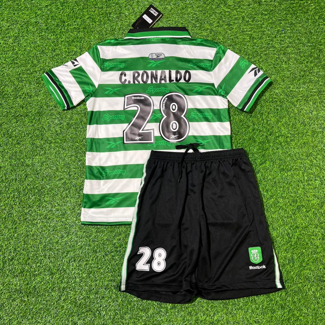 Sporting CP Lisbon Football Jersey – Cristiano Ronaldo First Football Team – Front View