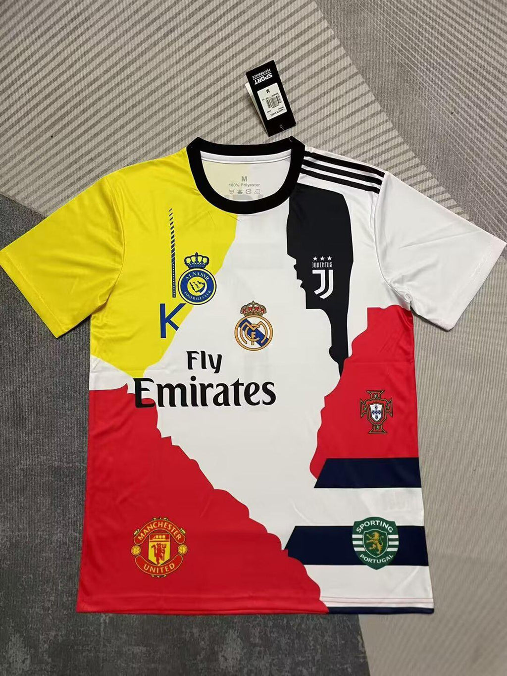 Cristiano Ronaldo #cr7 GOAT Combo All Teams Special Jersey – 13