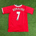 Cristiano Ronaldo Manchester United 2005-06 Retro Football Jersey – Back View