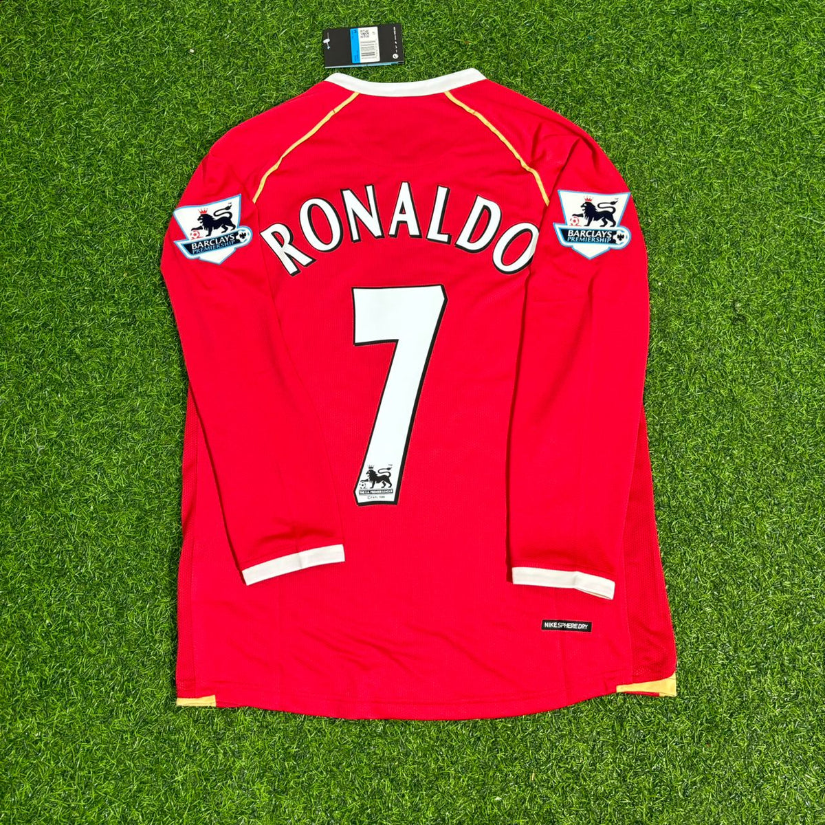 Cristiano Ronaldo Manchester United 2006-2007 Red Jersey – Back View