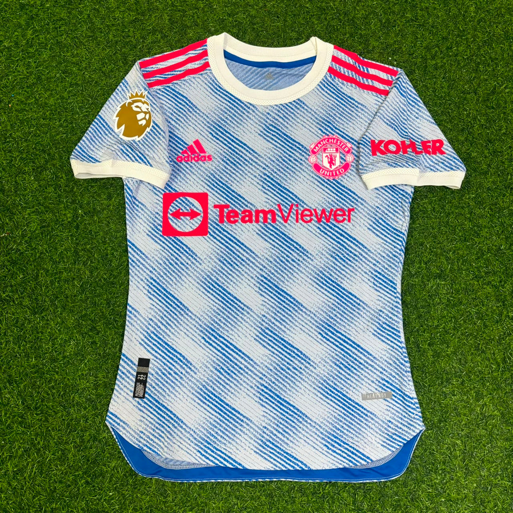 Cristiano Ronaldo Manchester United 2021-2022 Final Season Away Retro Football Jersey – Front View