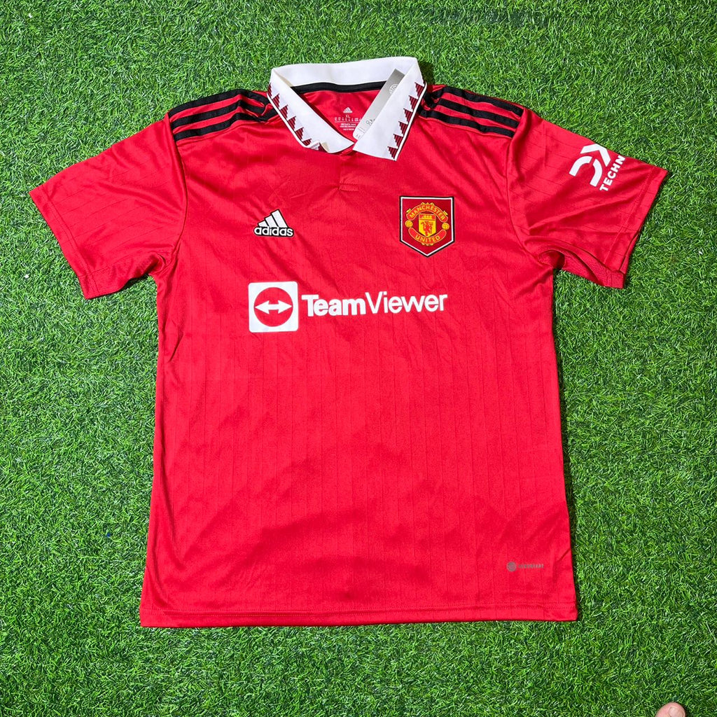 Cristiano Ronaldo Manchester United 2022/23 Final Season Football Jersey – Front View