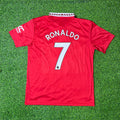 Cristiano Ronaldo Manchester United 2022/23 Final Season Football Jersey – Back View