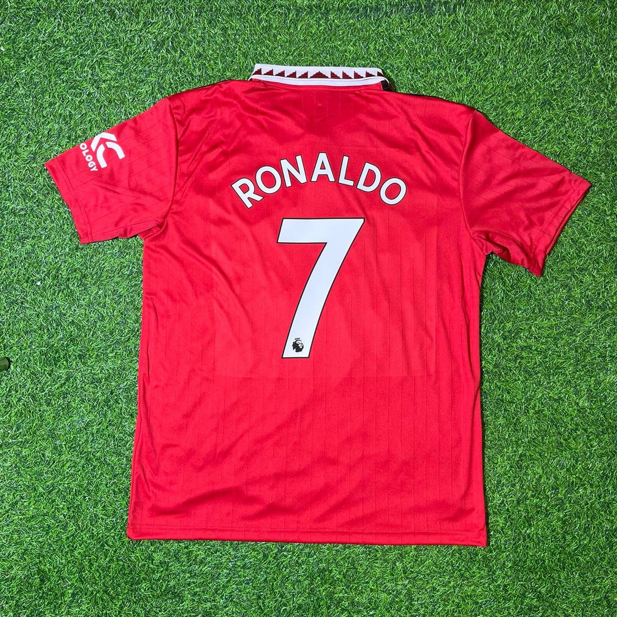 Cristiano Ronaldo Manchester United 2022/23 Final Season Football Jersey – Back View
